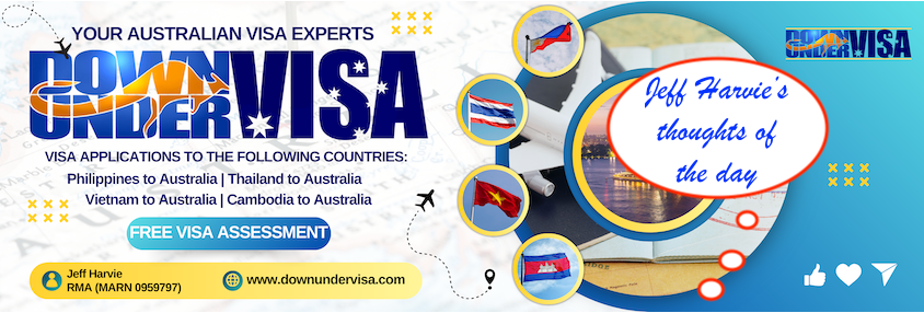 Down Under Visa – Australian Partner Visas and Tourist Visas from South East Asia (News #7)